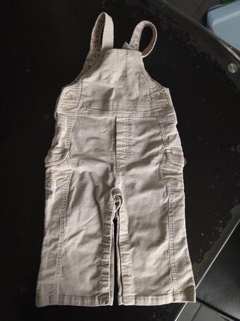 Salopette en velours