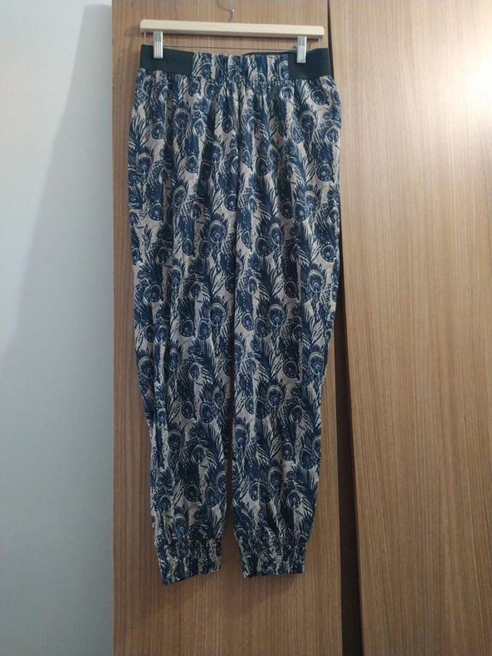 Pantalon fluide imprimé.