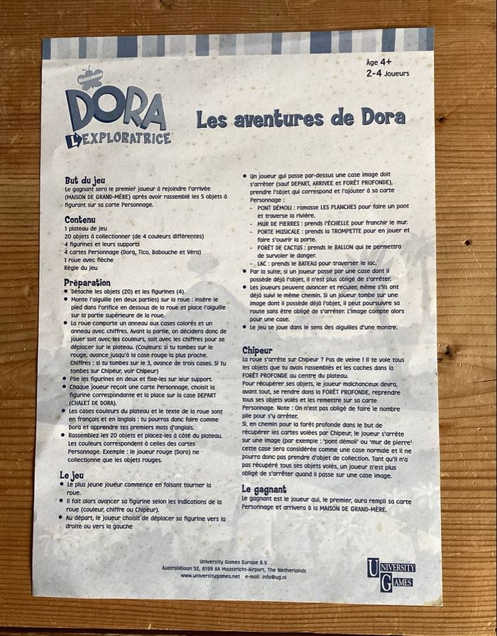 Jeu de société Dora l'exploratrice - Les aventures de Dora - photo numéro 5