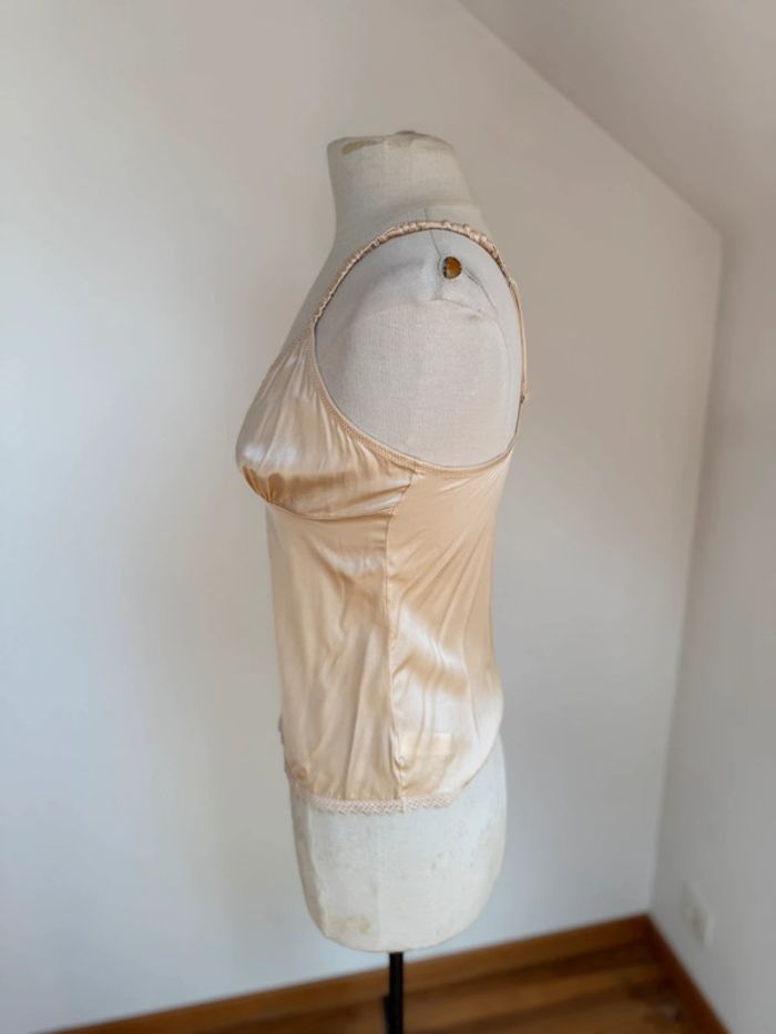 Superbe Caraco avec dentelle en soie 🌸 42 XL - photo numéro 4