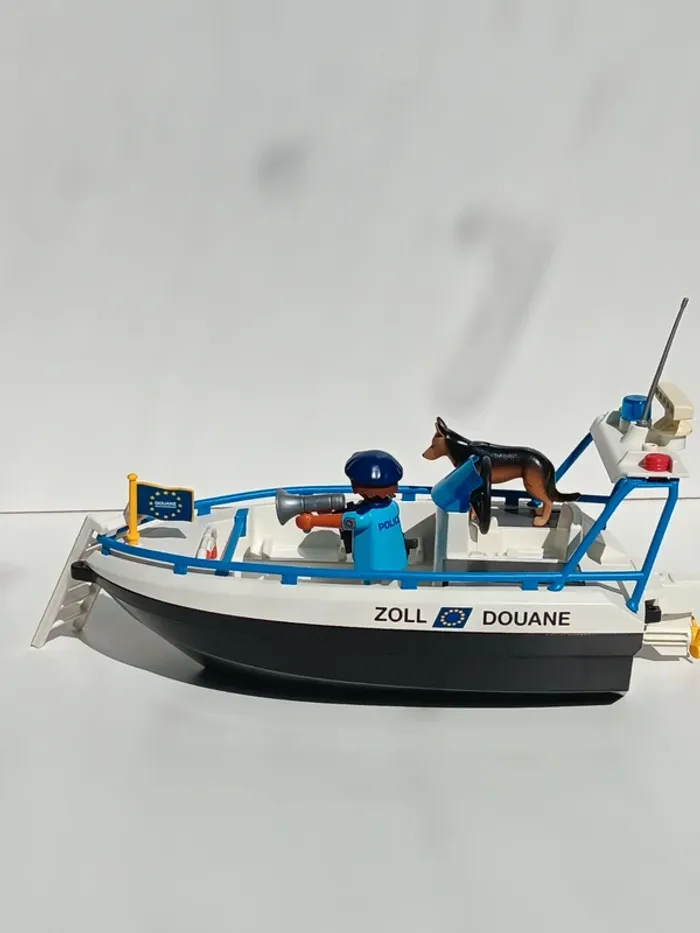 Lot figurines playmobil bateau zoll douane - photo numéro 4