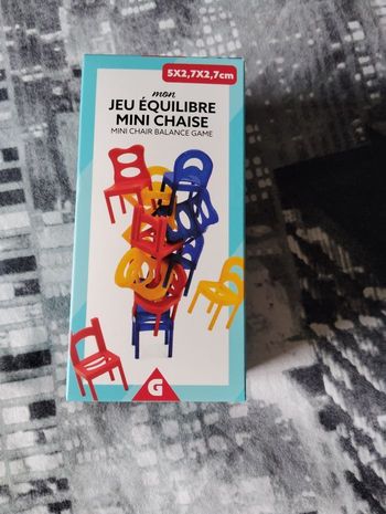 Jeux équilibre mini chaise