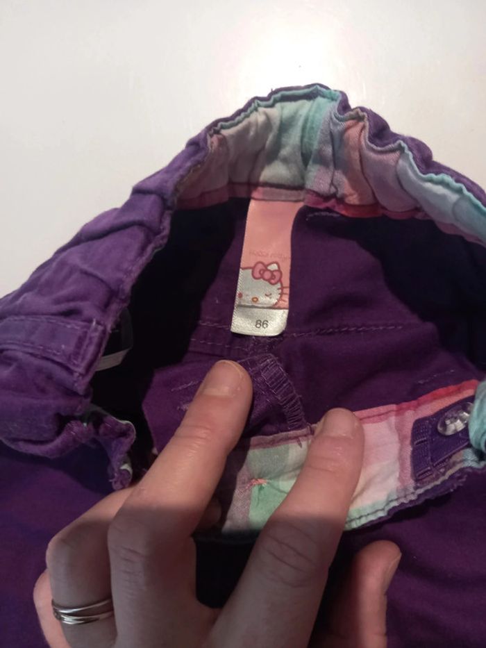 2 pantalons fille 18 mois - photo numéro 2