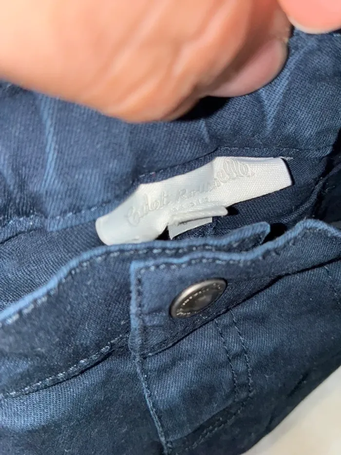 Jeans pantalon cadet Rousselle 12 mois denim - photo numéro 3