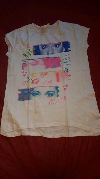 Tee shirt violetta 12 ans