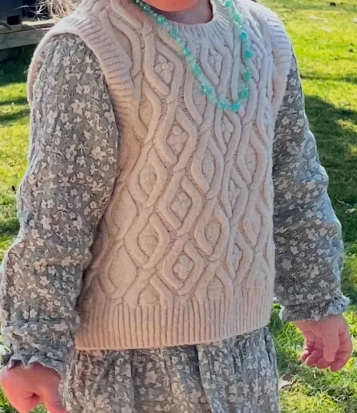 Pull sans manches Zara 3 ans - photo numéro 2