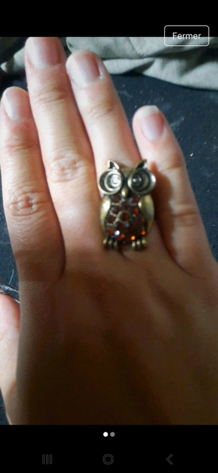 Bague fantaisie grosse animal