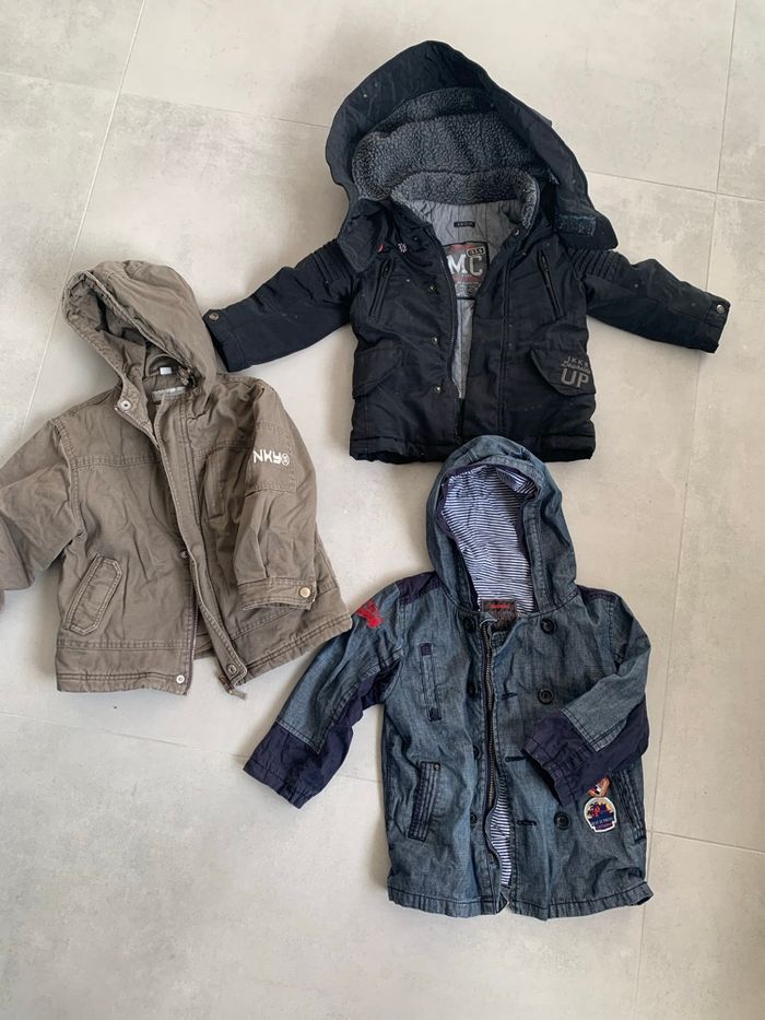 Lot 3 veste garçon taille 3 ans