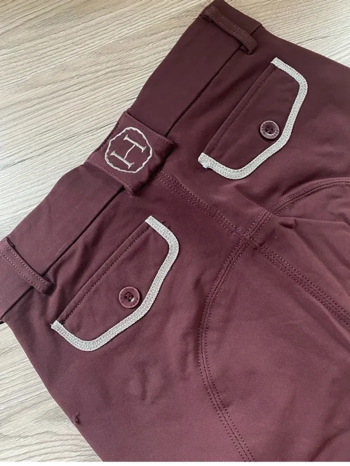 Pantalon Harcour Bordeaux – Gros Grip – Très Bon État – Taille 32 - photo numéro 5
