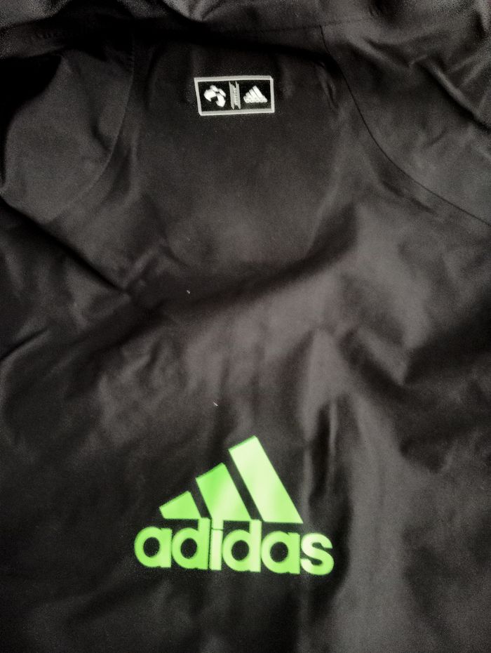 ADIDAS veste homme/garçon, presque noir, gore-tex, F 174 cm, D  48. Neuve. - photo numéro 6