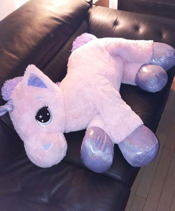 Grande peluche licorne