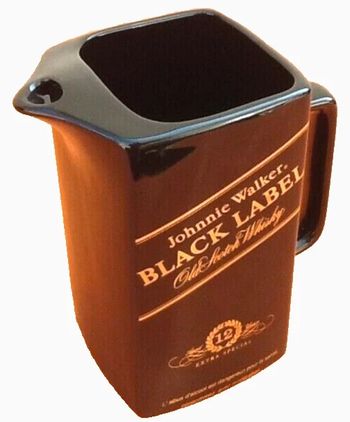 Pichet publicitaire Johnnie Walker Black Label Céramique Made in France