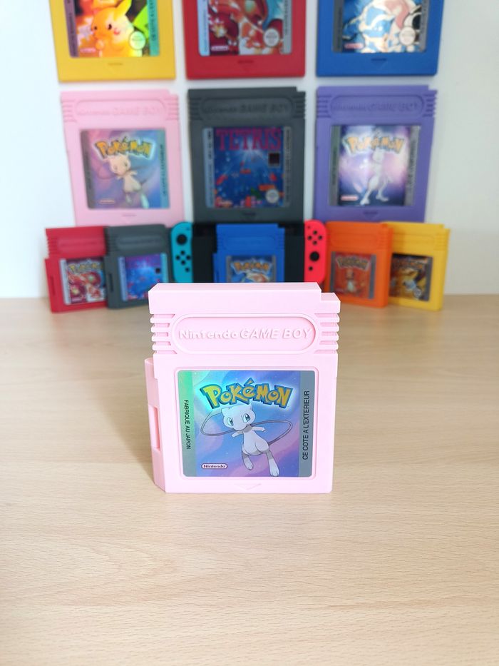 Boite de rangement pour jeux Nintendo switch, style cartouche gameboy pokémon - photo numéro 2
