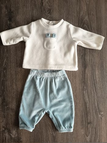 Ensemble garçon 1 mois 