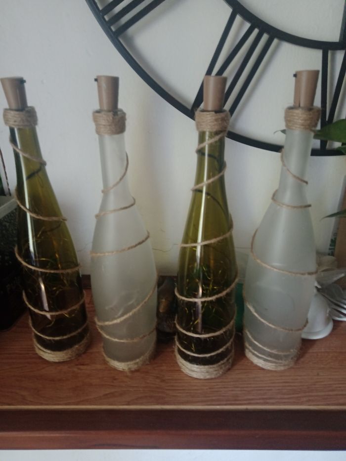 4 bouteilles décoratives - photo numéro 3