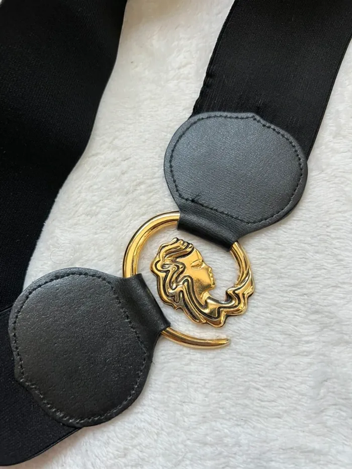 Ceinture de taille visage Art Deco 80s Kitsch - Taille ajustable - photo numéro 4