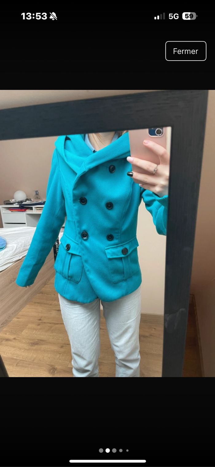 trench bleu - photo numéro 2