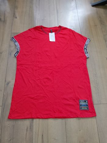 T-shirt manches courtes rouge pour homme XL Gangs