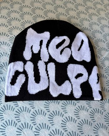 Bonnet Noir et Blanc streetwear