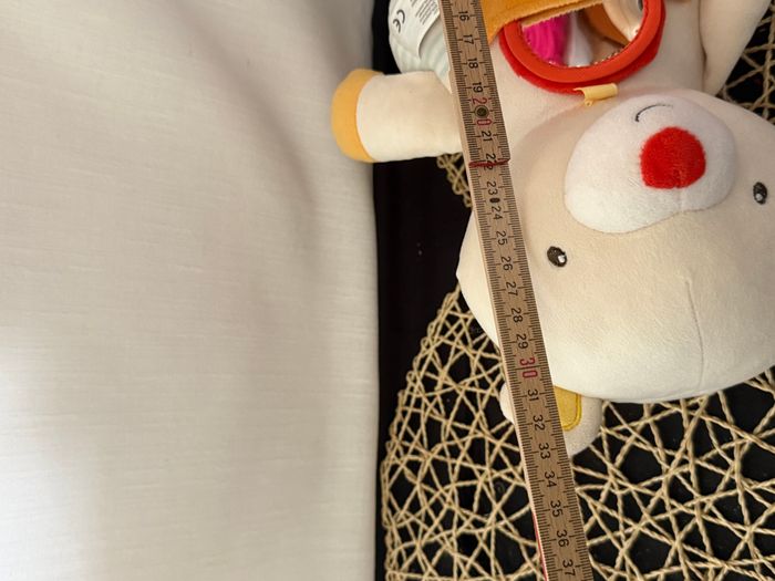 Ours en peluche multi activités d'éveil 25 cm - Soft - photo numéro 5