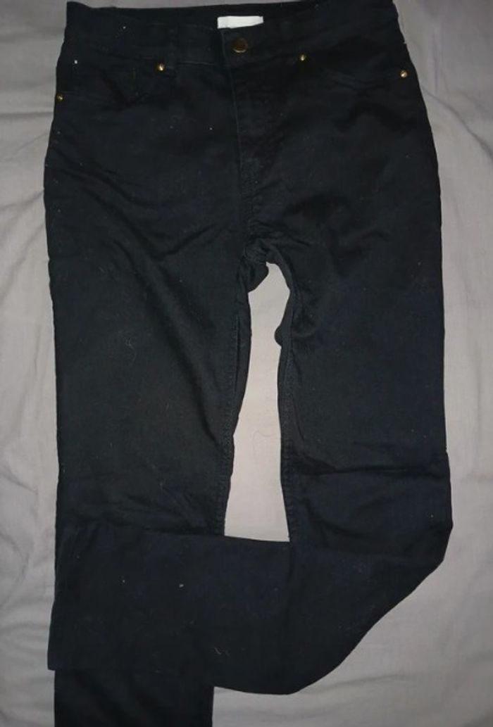 pantalon stretch noir 36