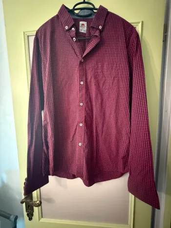 Chemise CELIO rouge à carreaux