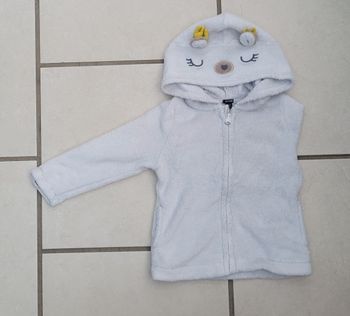 Gilet zippé 4-5 ans