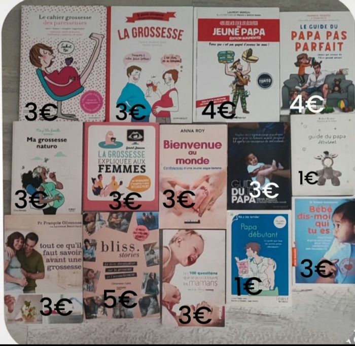 Livres maternité grossesse parentalité