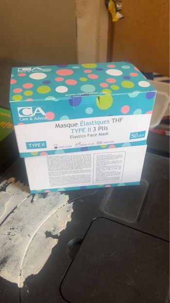 2 boîtes masque
