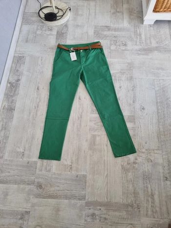 Pantalon chino vert foncé Taille M