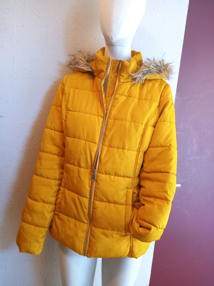 Doudoune moutarde S