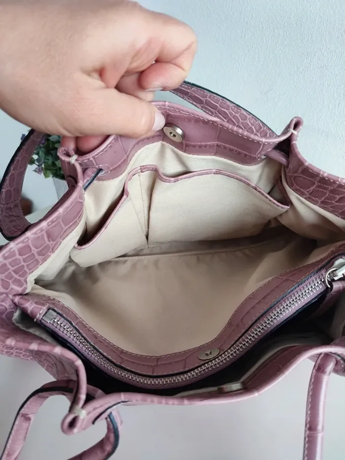 Sac à main Le Tanneur Lila Croco - photo numéro 9