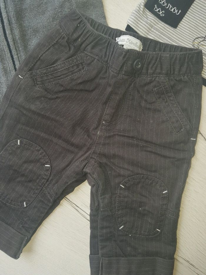 Lot de 3 articles garçon 6mois ikks orchestra petit kimbaloo - photo numéro 2