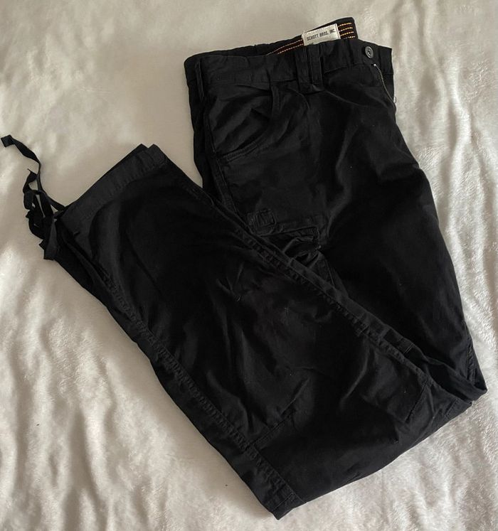 Pantalon Cargo Noir Schott W38 T 48-50