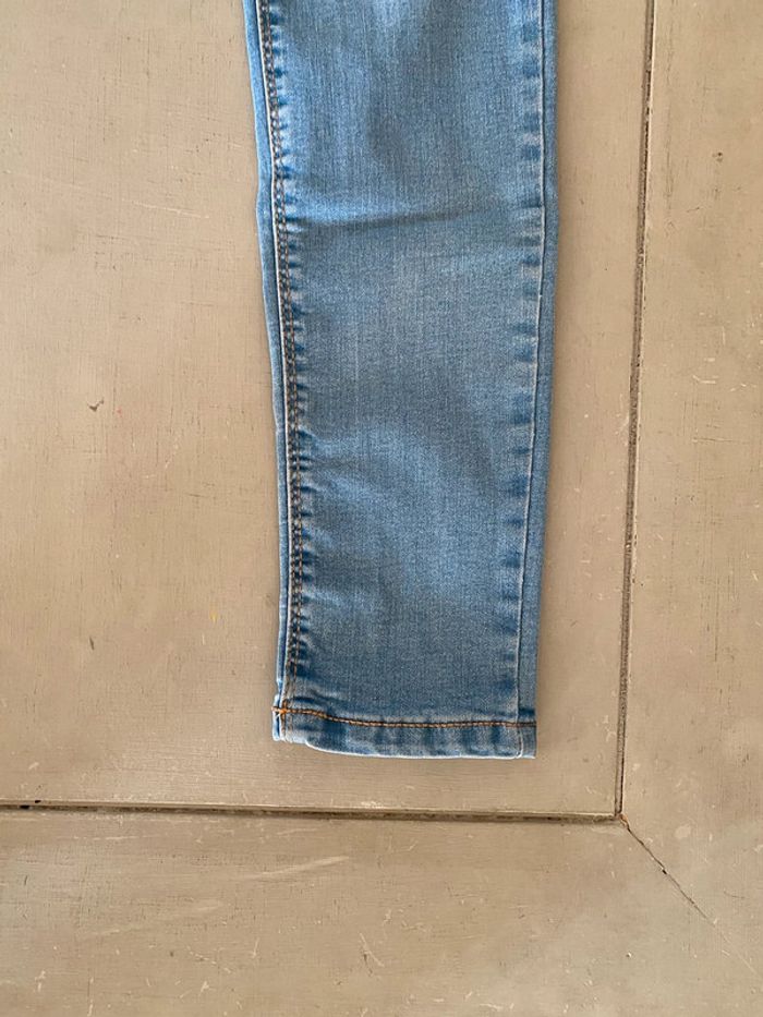 Jeans bleu slim skinny taille haute Liberto taille 36 - photo numéro 4