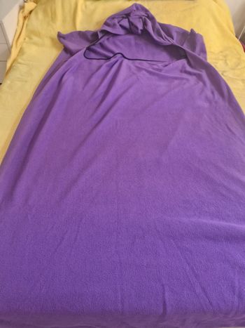Sac de couchage enfant violet polaire