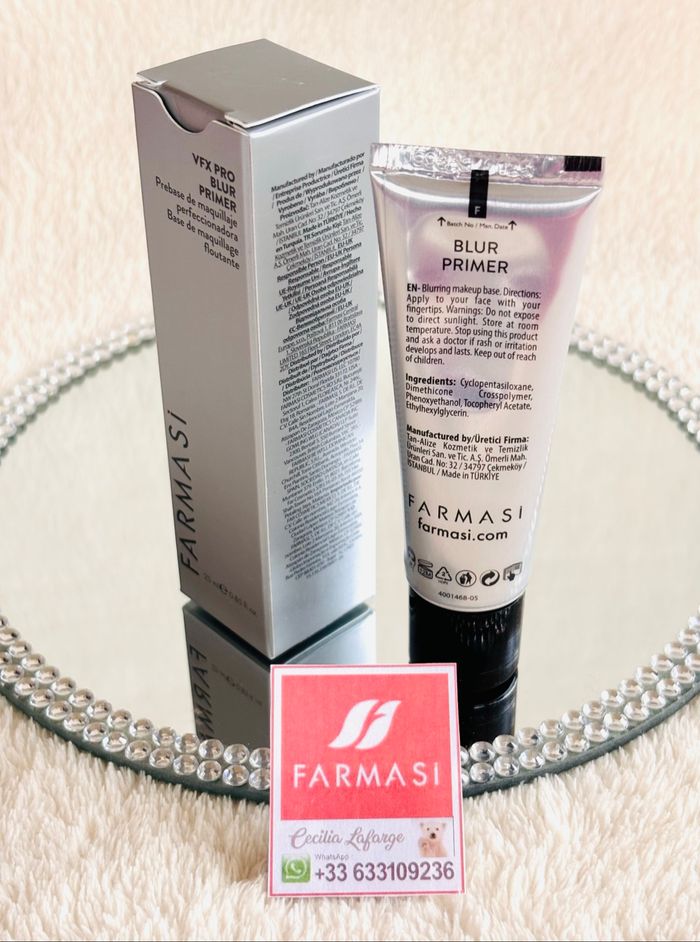 Pre base de maquillaje VFX PRO Blur Primer Farmasi - photo numéro 2