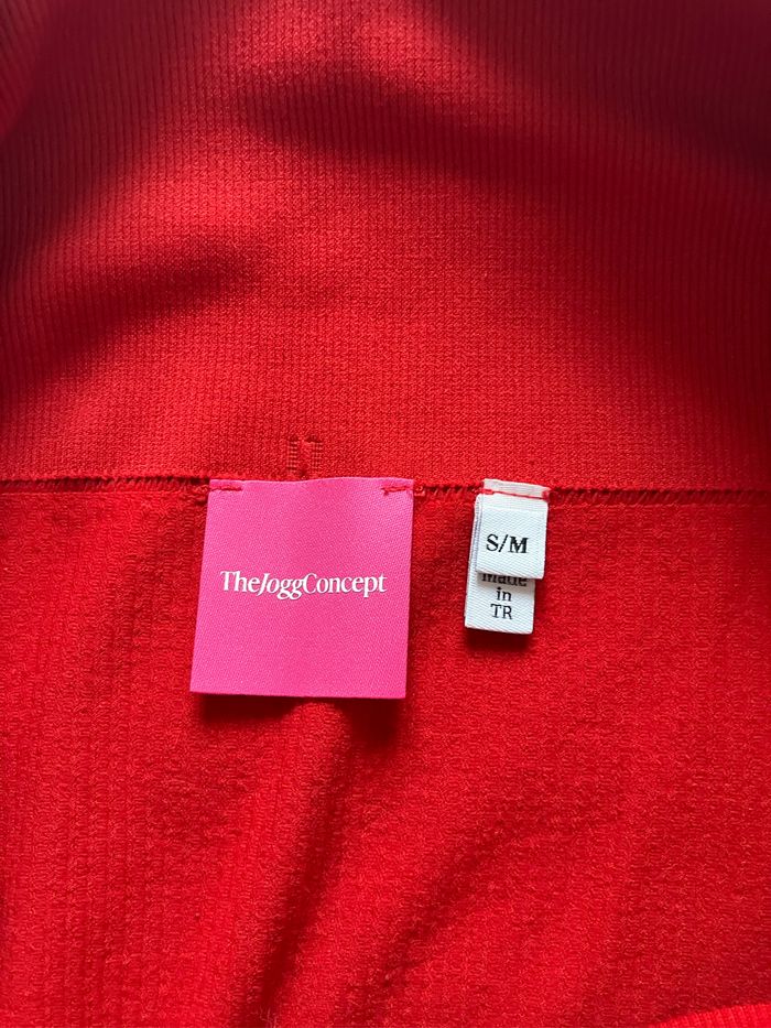 Bel ensemble en velours rouge côtelé-The Jogg concept-Taille S - photo numéro 9