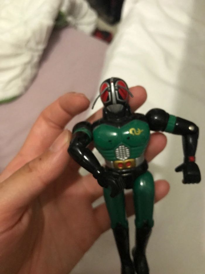 Figurine masque vert bandai saban - photo numéro 4
