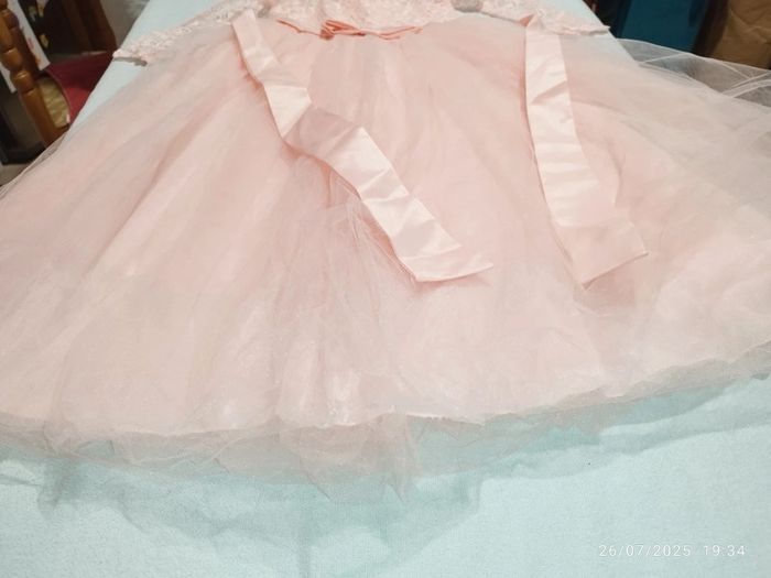 Robe de cérémonie rose pâle - photo numéro 3