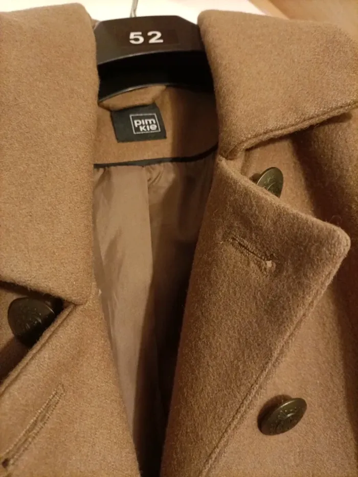 Manteau beige officier - photo numéro 3