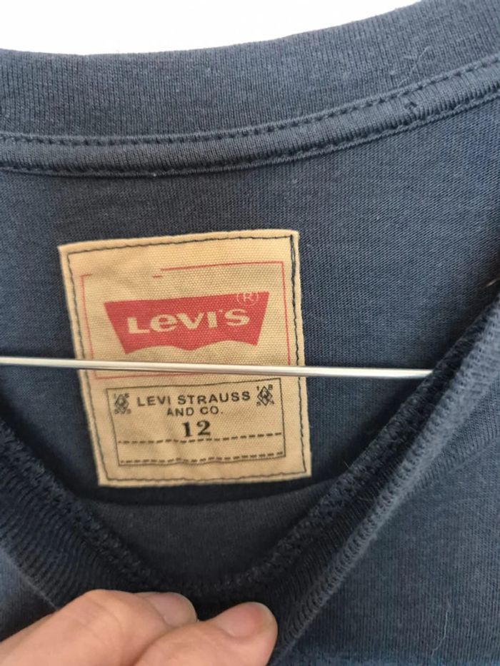 T-shirt Levi's longues manches garçon taille 12 ans - photo numéro 3