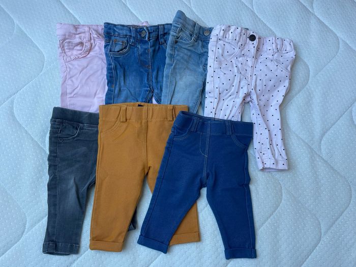 Lot de pantalons fille 3 mois