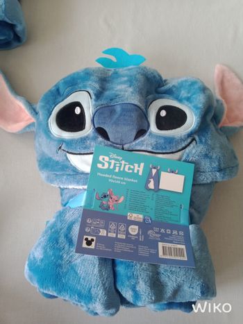 Plaid capuche doublé Stitch