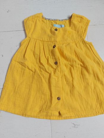 Robe jaune Obaibi Taille 6 mois