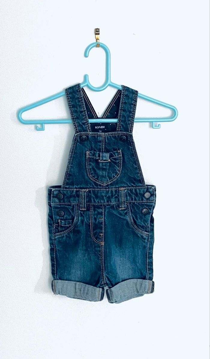 Salopette en jean neuve « Kiabi » taille 3 mois