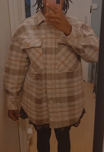 Veste chemise à carreaux