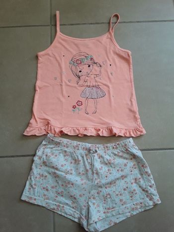 Pyjama short fille 8 ans LA HALLE TBE