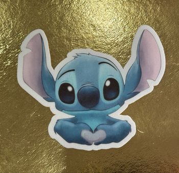 Personnages Stitch  en azyme qualité premium décoration alimentaire comestible pour cake design