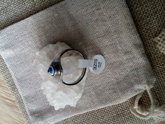 Bague oeil du nazar acier inoxydable - photo numéro 3